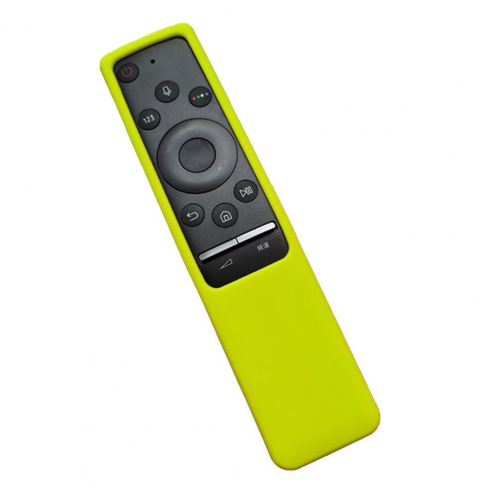 Colorful Durable Shock Proof Remote Control Cover Silicone Remote Control Protector Smooth Surface: Green