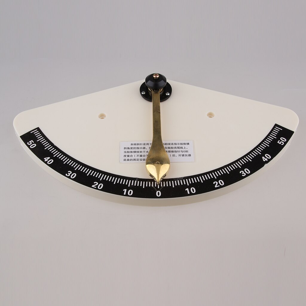Marine Instrument Ships Boat Yacht Marine Clinometer Level Inclinometer for Water Sports Dinghy Accessories
