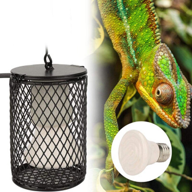 Klettern Haustier Anti-verbrühungen Netz Reptil Kasten Eidechse Netz Abdeckung Reptil Behälter Heizung Lampenschirm Kleine Haustier Kasten warm Halten licht