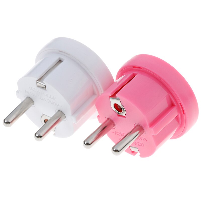 1 pcs US AU Om EU Plug USA AUS Naar Euro Europa Travel Muur AC Power Plug Wall Charger Outlet adapter Converter 2 Ronde Pin Socket
