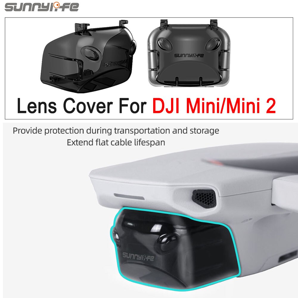 Sunnylife Mini/Mini 2 Gimbal Protector Camera Lens Cover Stofdicht Case Transparante Accessoires Voor Dji Mini 2/Mavic Mini