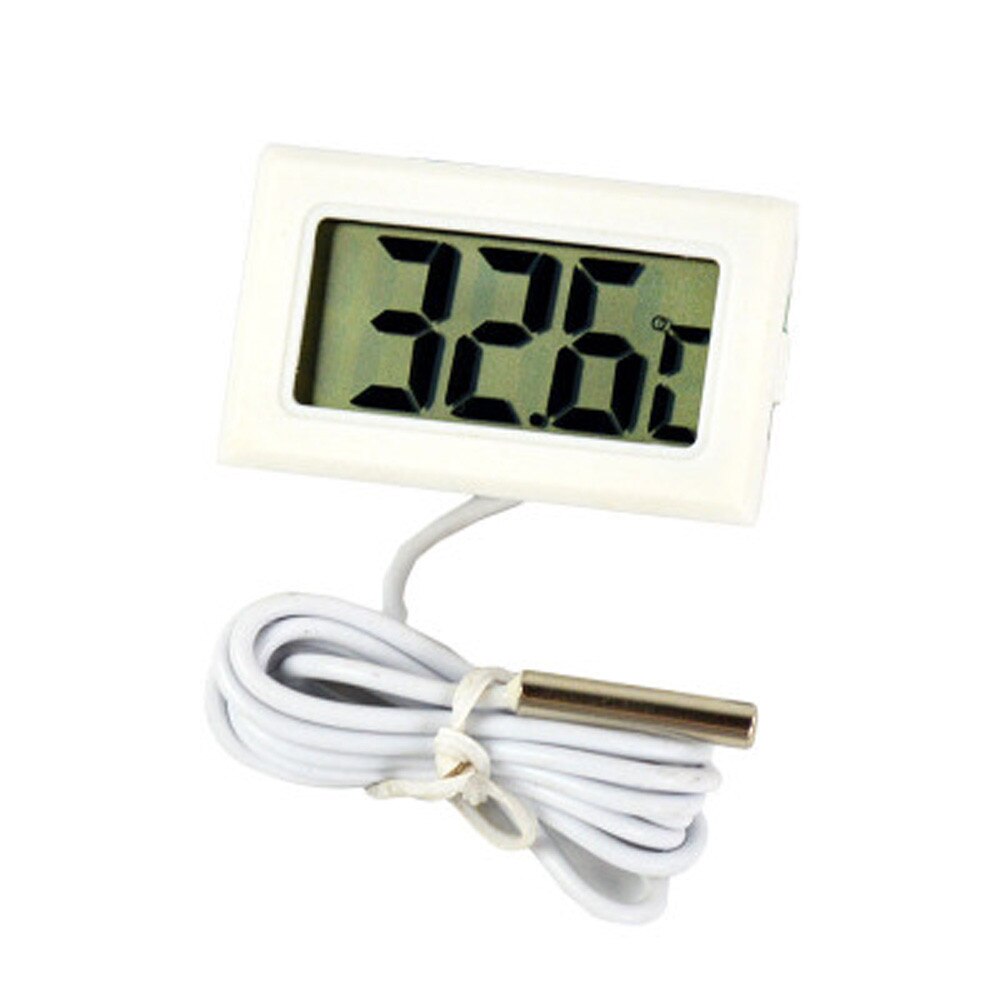 DIY Digital LCD Car Thermometer Probe 1M -50~110 Celsius Humidity Temperature Tester Instruments Hygrometer Pyrometer Thermostat: Default Title