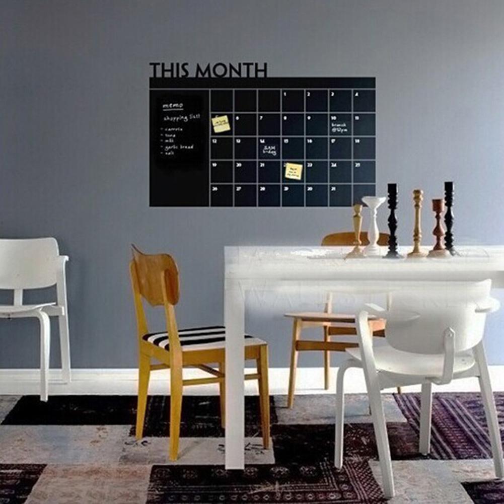 Denne måneden kalender tavle flyttbare planlegger vegg klistremerker hjem dekor kontor kulturelle og pedagogiske forsyninger