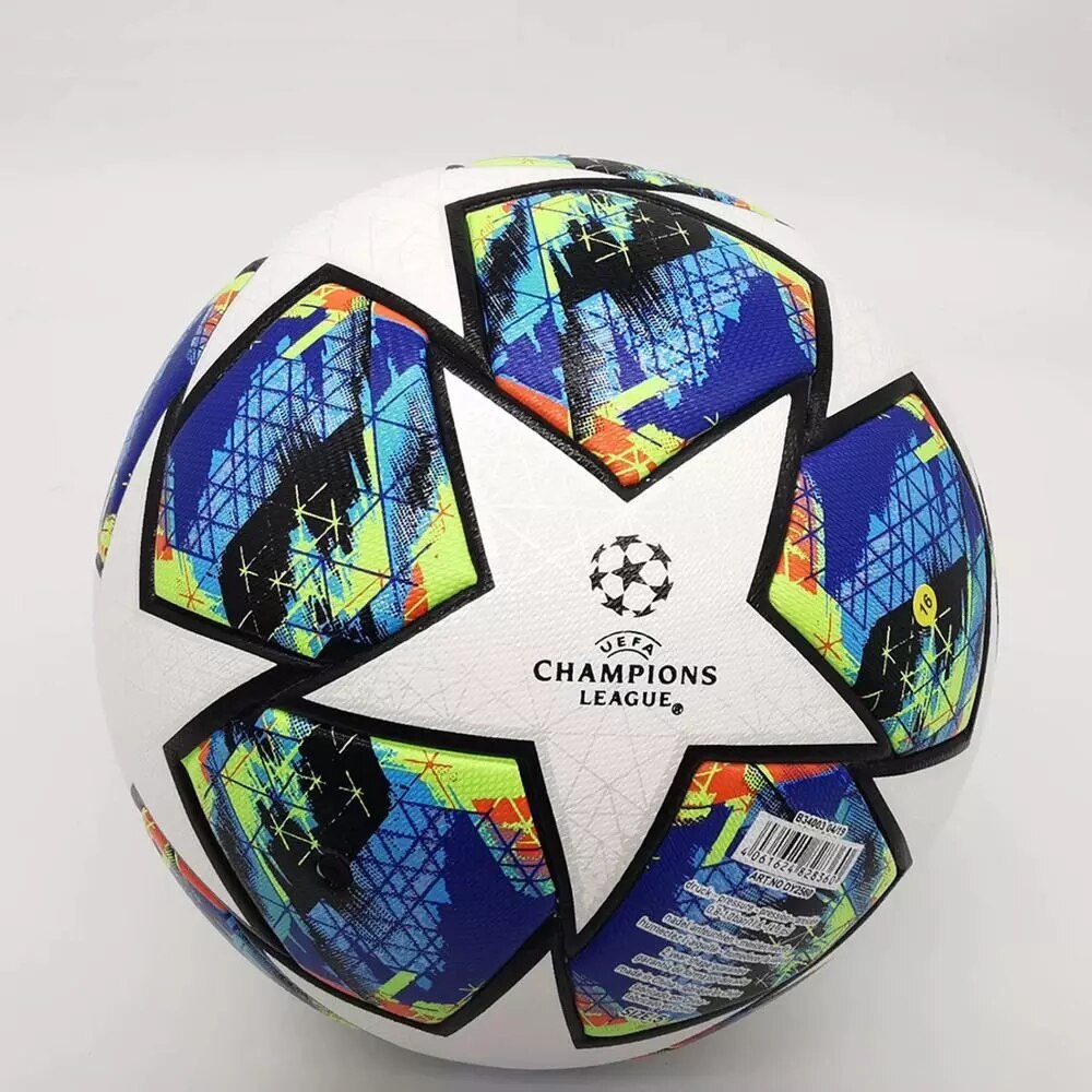 Newest Match Soccer Ball Standard Size 5 Football Ball PU Material Sports League Training Balls futbol futebol: champions league 02