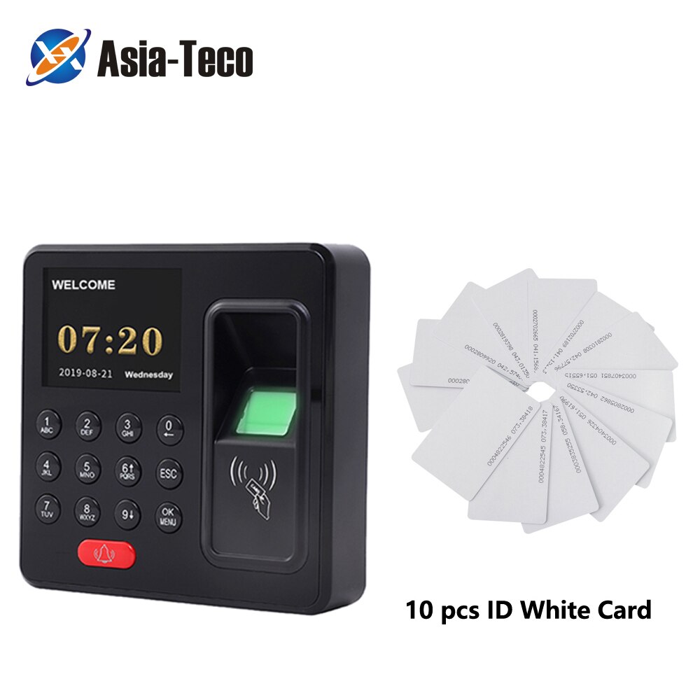 Mini RFID Fingerprint RFID Access Control machine Smart Door Lock Electronic Gate Electric Lock Opener: HY05 and 10 cards