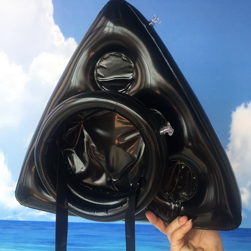 6 hullers oppustelig drinksholder pool float øl drikke køler bord bar bakke strand svømning sommer pool fest spand kopholder