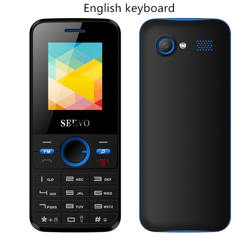 Original praktisch 1,77 zoll Dual SIM Karte GPRS Vibration Außerhalb FM Radio Internet praktisch SERVO V8240 Russische tastatur: V8240hinzufügen 8GB TF Karte / Englisch Taste Schwarz