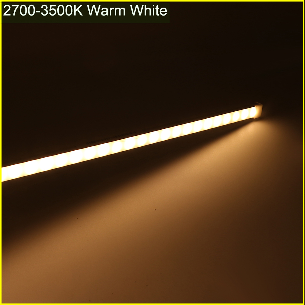 Barra de luces LED USB, tira de luces LED rígida de 5V 5630 con interruptor debajo del armario, lámpara de iluminación para habitación de cocina, 10/20/35/40/50cm: Rojo / orange