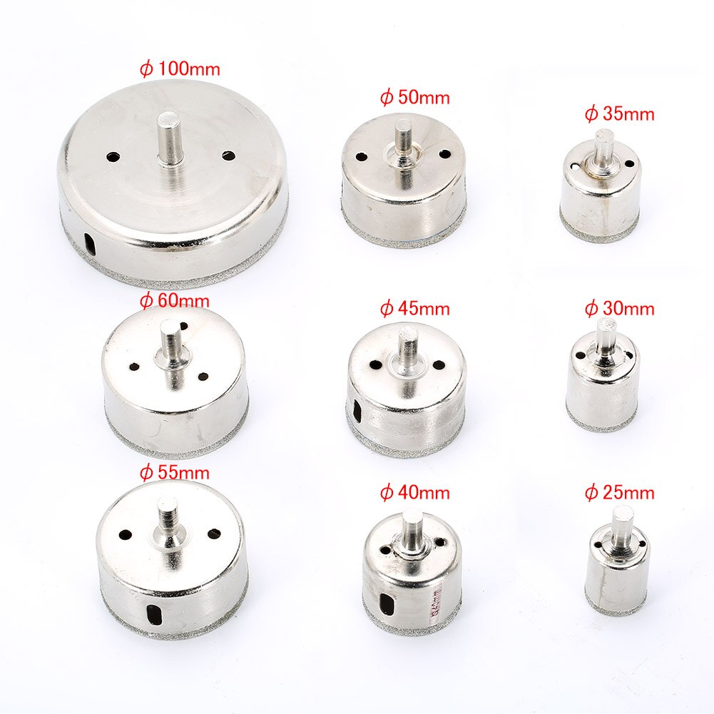 Diamond Drill Bits Glass Tile Hollow Core Extractor Remover Tools Hole Saws for Glass Ceramics Porcelain Granite NIN668