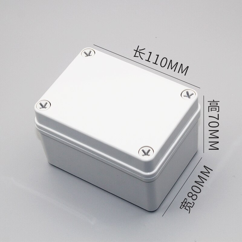 ABS waterproof junction box IP68 for PCB outdoor electrical plastic enclosures transparent 110x80x40mm 110x80x70mm