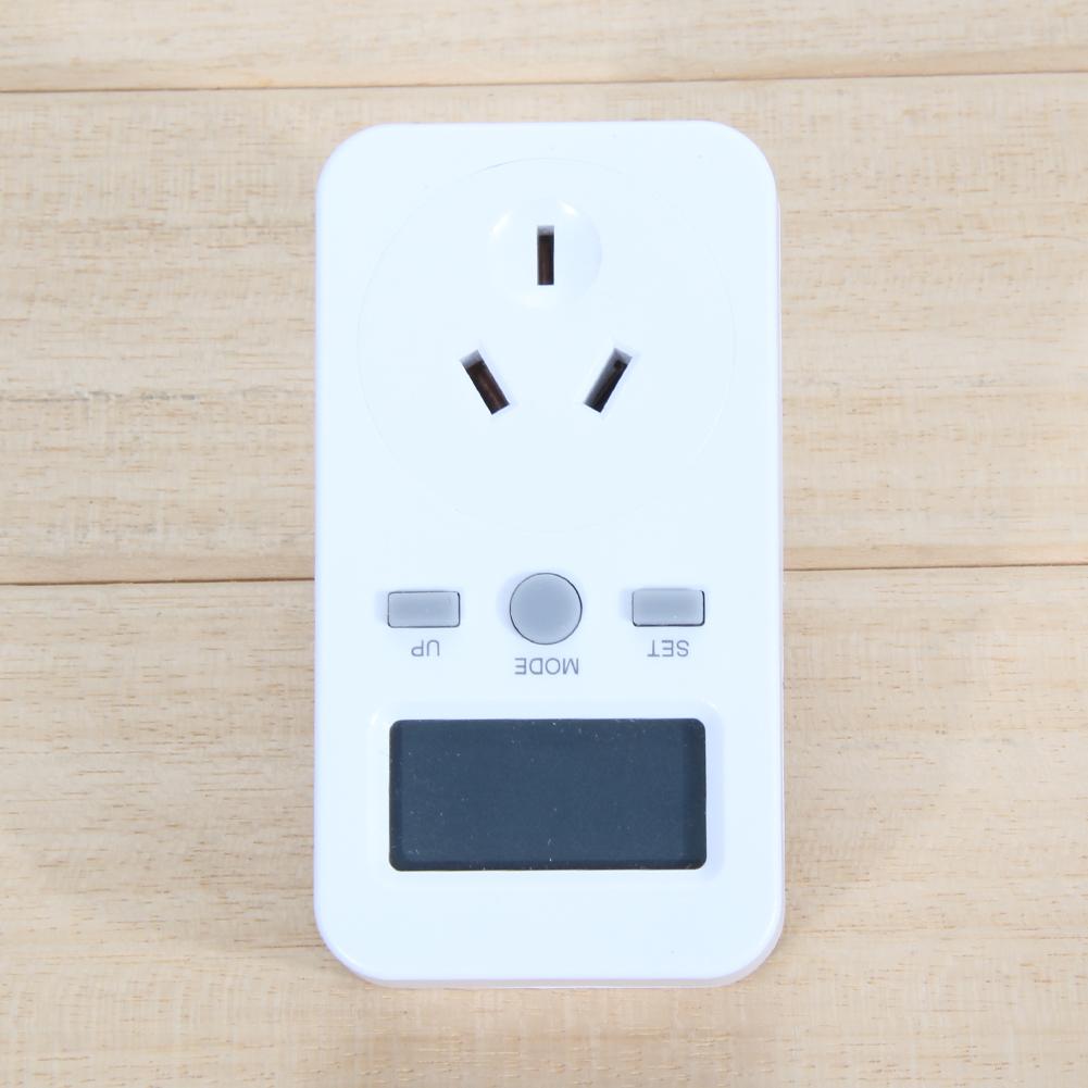 Digital Meter Socket Electric Energy Meter Analyzer Electronic Measuring Outlet Socket Usage Monitoring Socket EU Plug AU Plug: AU Plug