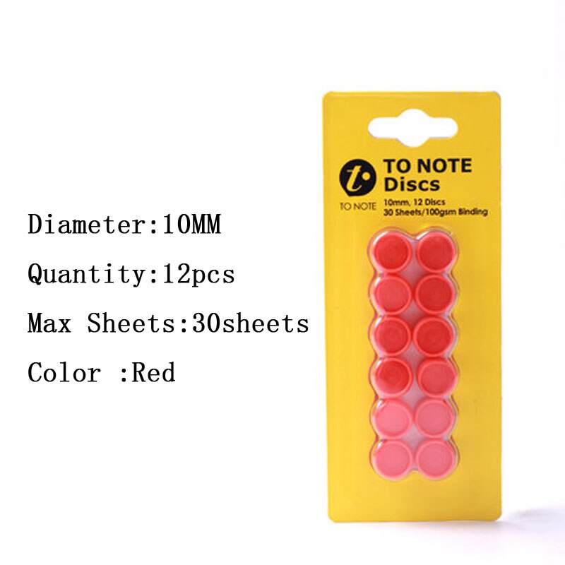 T Mushroom Hole Disc Binding Loose-Leaf Puncher Adjustable 12-Hole Punch Disc Bound Notebook Crafts and Scrapbooking Punchers: 2