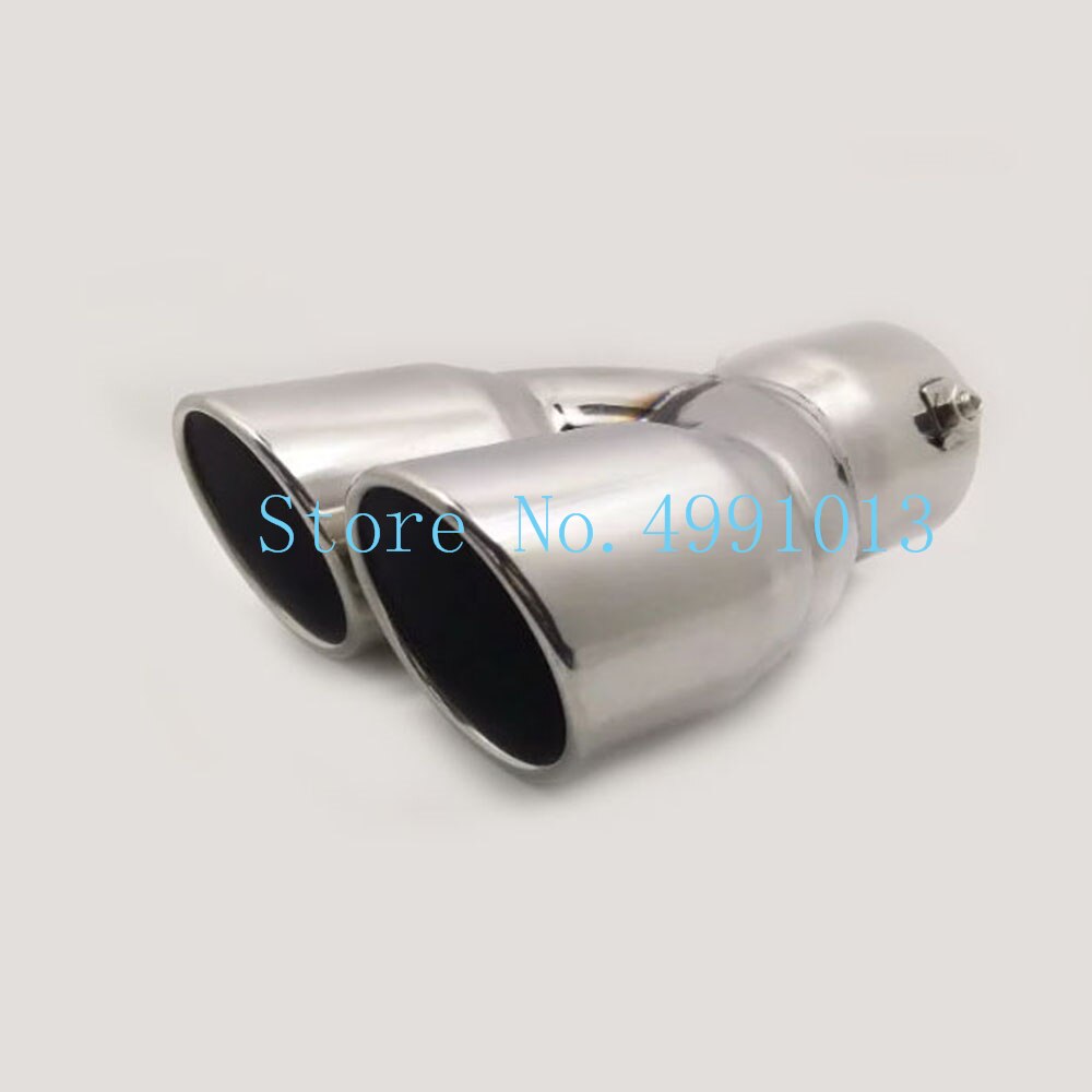 For Nissan NOTE car style muffler exterior end tail pipe dedicate stainless steel exhaust tip tail frame outlet