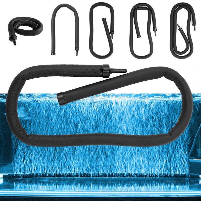 Flexible Fish Tank Submarine Air Curtain Bubble Tube Durable Oxygen Bubble Tube for Aquarium Fish Tank Bubble Bar Oxygen Bar