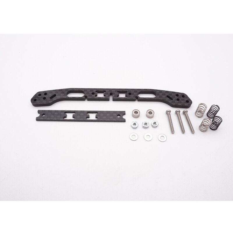 1.5mm 3mm carbon fiber front rear sliding single double springs set for MS MA AR VS S2 chassis self-made tamiya mini 4wd part