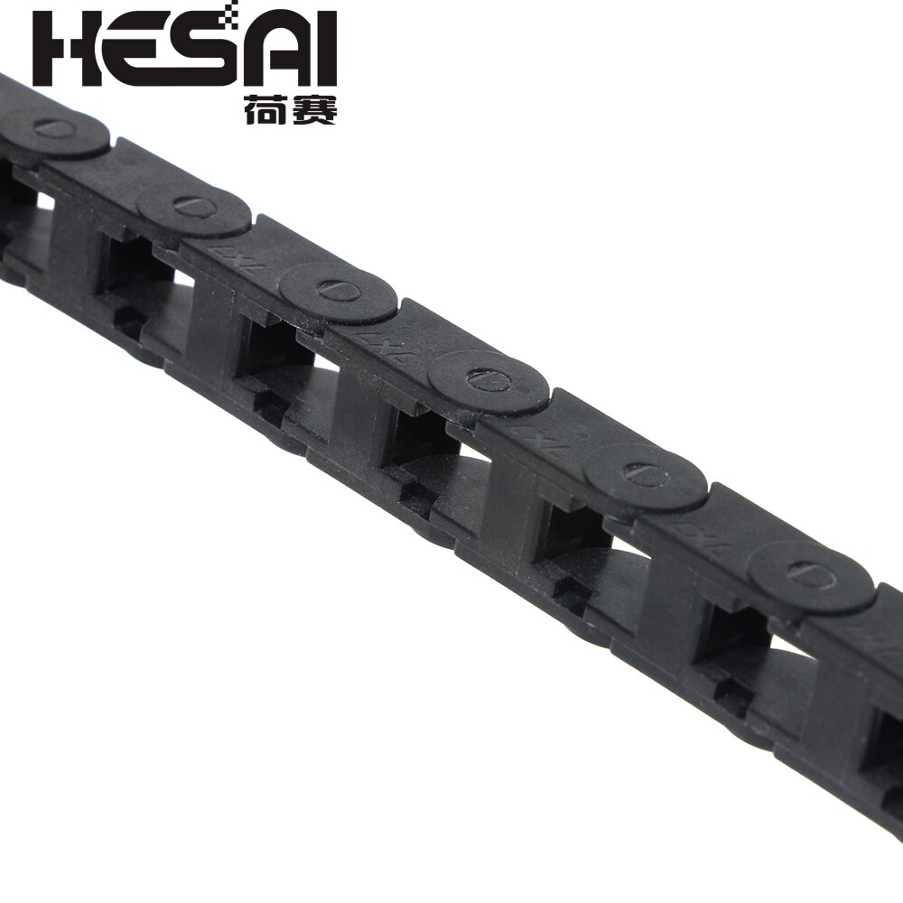 7 x 7mm 7*7mm l1000mm kabeldragkedjetrådhållare med ändkontakter för cnc-överfräsmaskiner