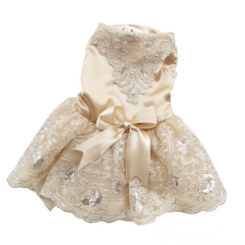 Kitten Cat Wedding Dress Lace Pet Cat Dresses Tulle Teddy Skirt for Small Cat Dogs XS S M L XL