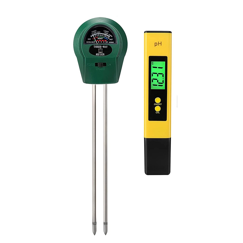 GTBL Soil Tester Kit-PH Meter 3-In-1 TDS And EC Photometer Kit,Soil Water Test Pen,Suitable For Home,Gardening: Default Title