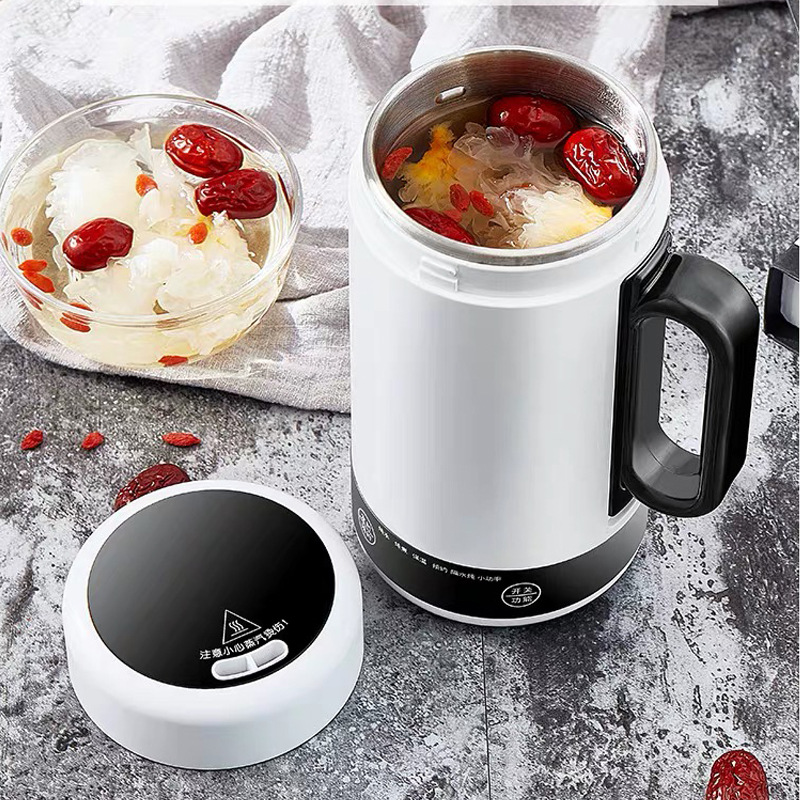Mini Hervidor eléctrico portátil, calentador de agua , calentador térmico, taza para tetera de viaje, calentador de leche, cocedor de gachas vaso saludable