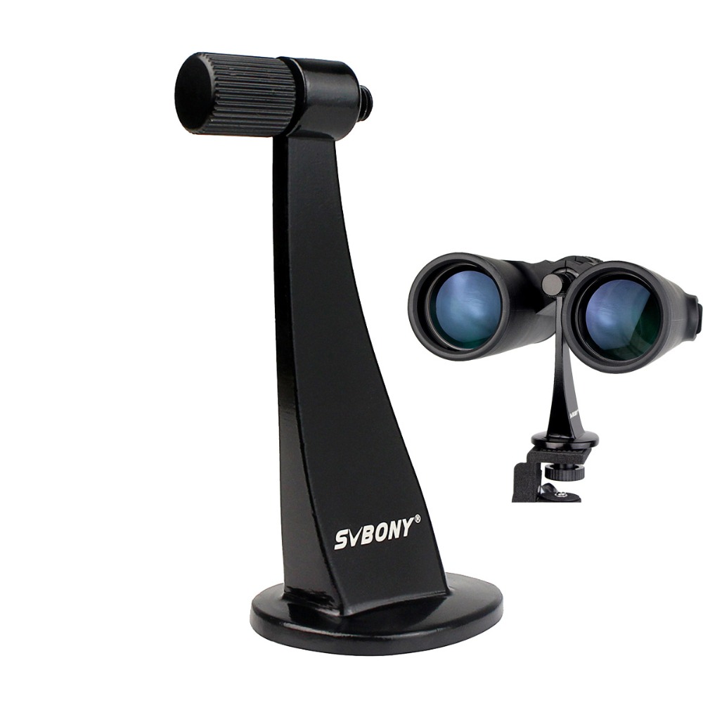 SVBONY Statief Bracket Adapter Verrekijker Monoculaire Telescoop Standaard Draad (Zwart) Full Metal F9109