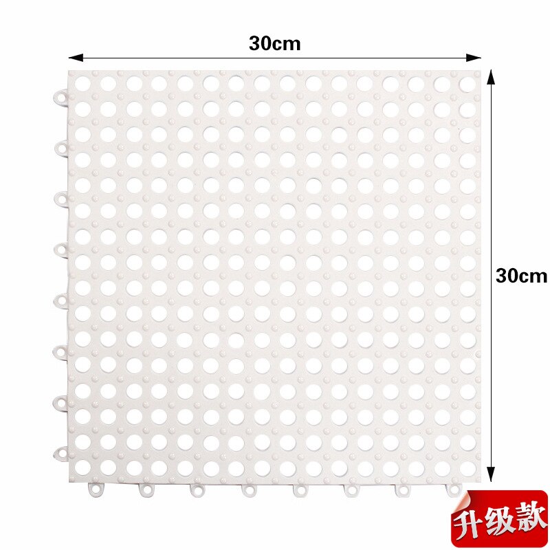 1 Uds. Alfombra antideslizante para puerta de cocina o balcón, alfombra antideslizante para baño, alfombrilla antideslizante, accesorios de baño con costuras gratis: Blanco