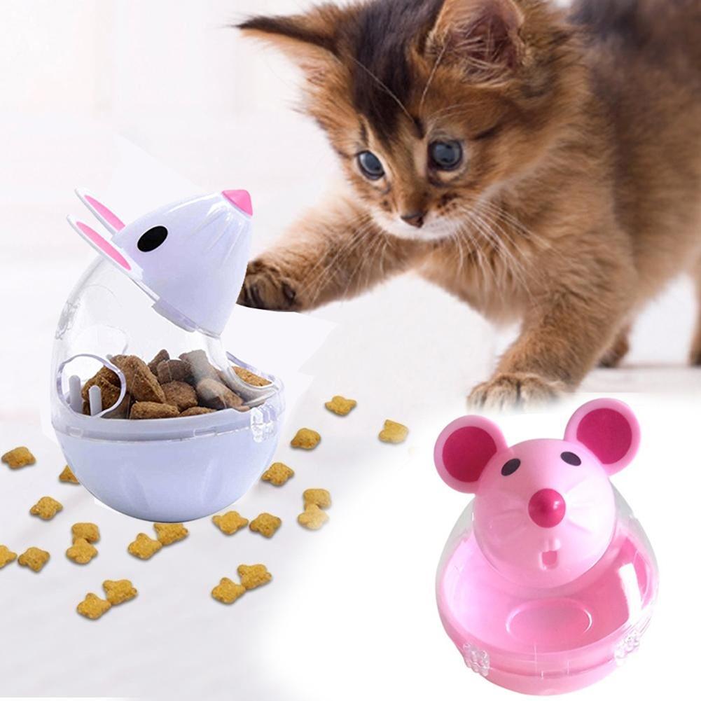 Pet Cat Kitten Muis Vorm Treat Holder Voedsel Opslag Dispenser Chew Play Speelgoed Voor Huisdier Producten Kat Accessoires