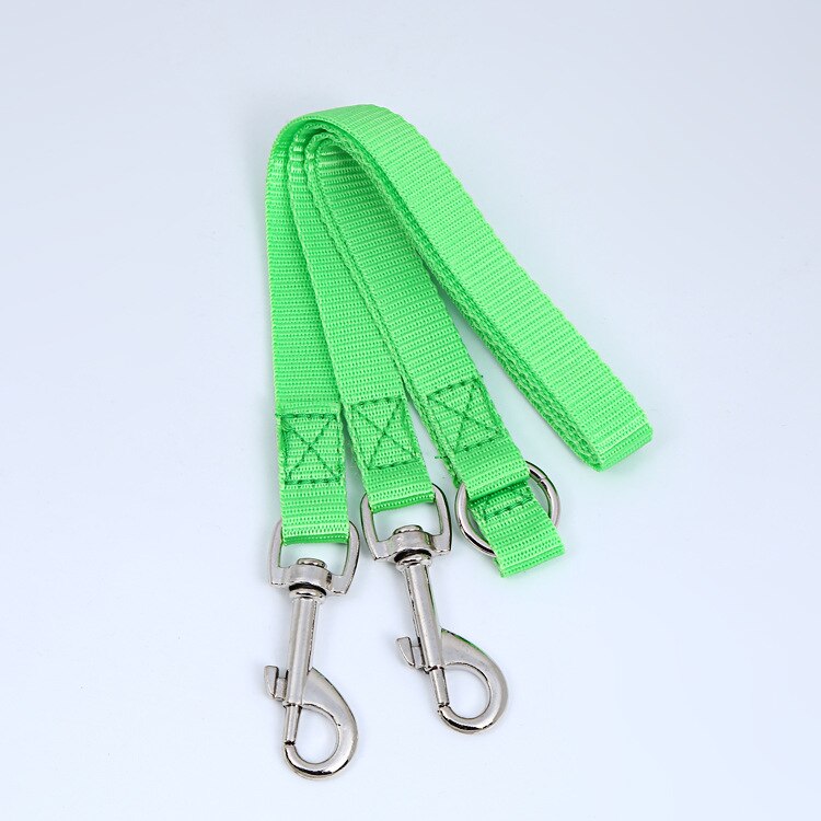 Dubbele Hondenriem Voor Twee Kleine Dogstangle Gratis Dual Leash Coupler Voor Wandelen En Training Twee Honden 6 Kleuren: green