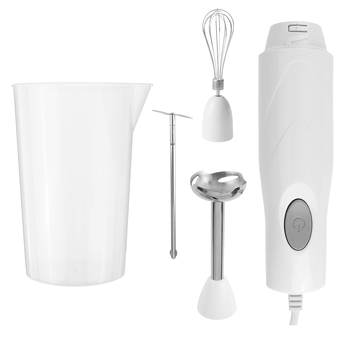 2 Speeds Electric Blender 2 in 1 Food Mixer Kitchen Smoothies Detachable Hand Blender Egg Beater Vegetable Fruit Salad Sonifer