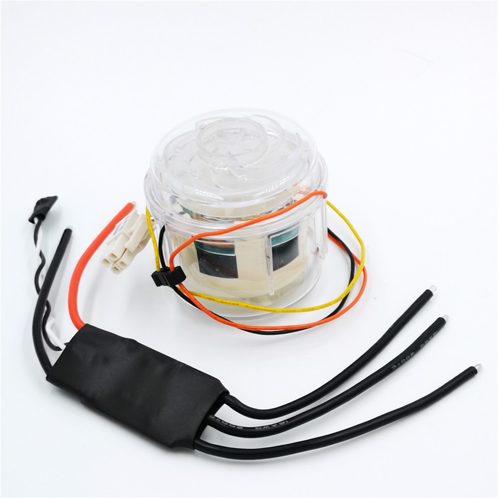 Moteur de ventilateur sans balais | Lame à Double Turbine, moteur de ventilateur sans balais de D, Module de commande Programmable et moteur sans balais, gouverneur électronique
