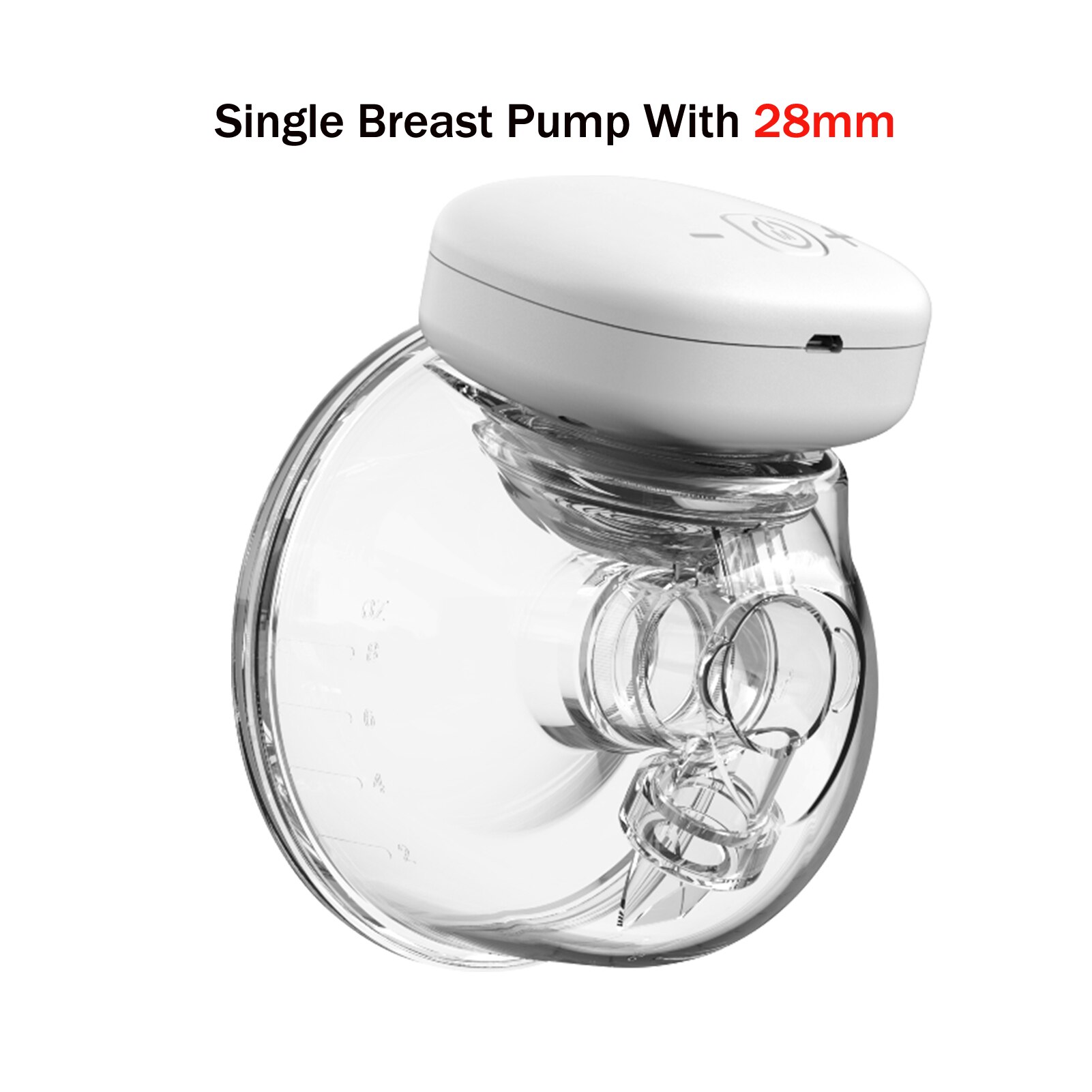 Tiralatte elettrico YOUHA ricaricabile silenzioso indossabile estrattore di latte portatile a mani libere lattiera automatica allattamento al seno: 28mm Single