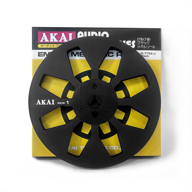 Nieuw! AKAI R-77M-J Audio Accessoires 7 "Lege Metallic Reel Opening Machine Onderdelen Reel-To-Reel Recorders Accessoire: Black