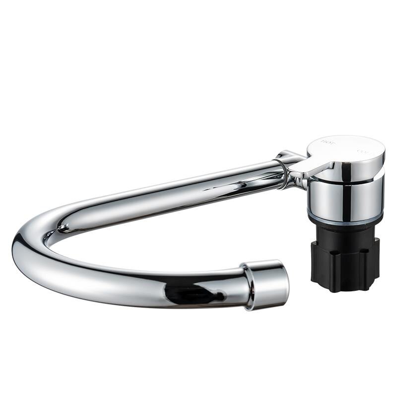 Opvouwbare Keukenkraan 360 Dgree Rotatie Spoelbak Waterkraan Enkele Handgreep Koud Warm Water Mixer Kraan F26