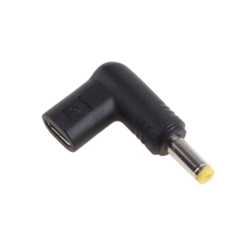 Type C to for Dc Power Cord Adapter Connector for Dc AC Power Adapter Tips: Rose Gold