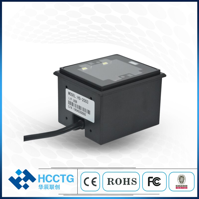 Embedded OEM USB RS232 1D 2D Kiosk Barcode Scanner Module HS