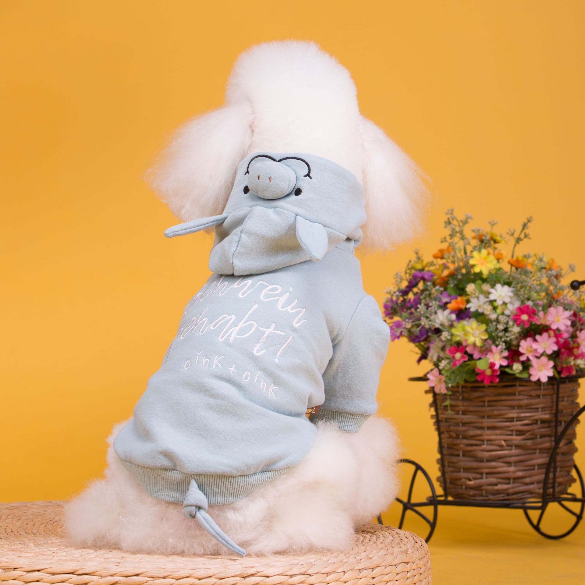 Hond Kleren Herfst En Winter Hond Kleding Katoen Elastische Pluche Sanitaire Hond Hoodies Huisdier Kleding Winter