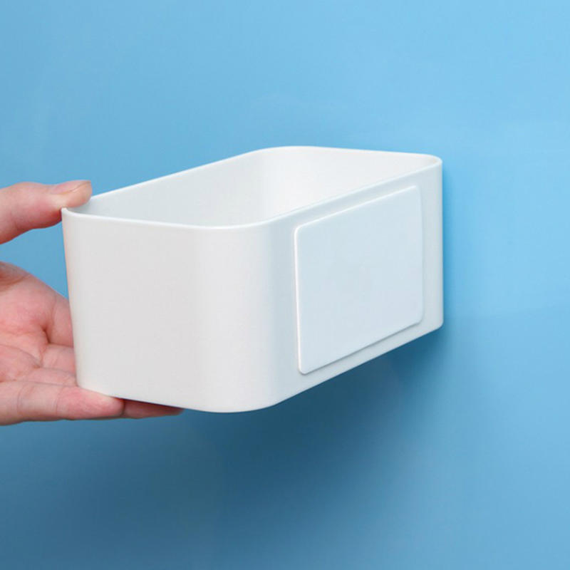Shelf Remote Supplies Cosmetic Storage Bathroom Wall Storage Home Box Adhesive Wall Mounted Control Organizer Case Holder Rack