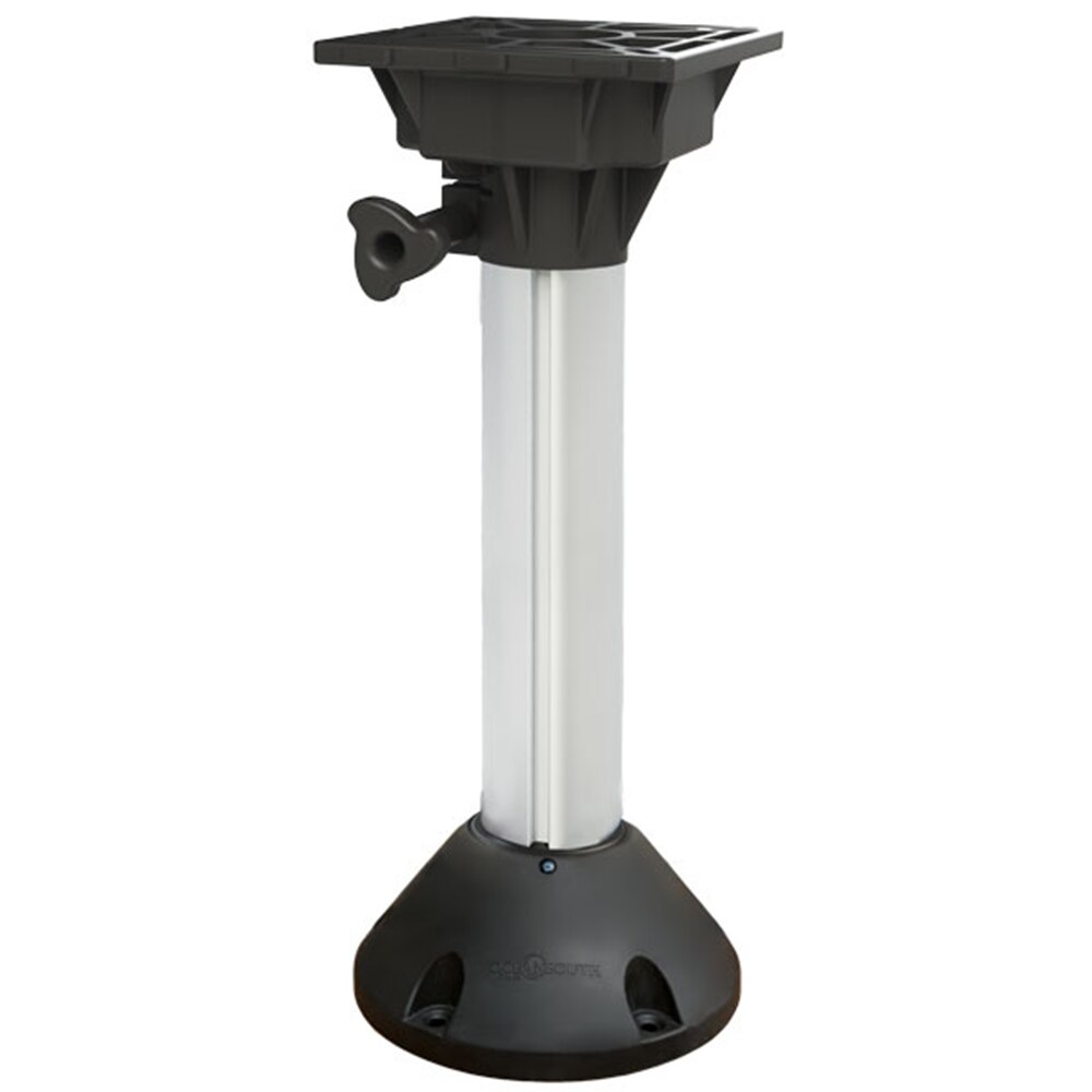 Oceansouth Socket Voetstuk Aluminium Geanodiseerd As Swivel Top Afneembare Stijl Voor Standaard Boot Zetels