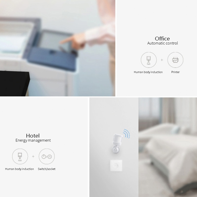 Tuya ZigBee PIR Sensor With 360-rotating Mounting Base Motion Detect Smart Human Body Movement Detect Wireless Wifi Gateway Hub