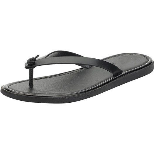 Sandalias Hombre Cuero Verano Chanclas Respirable Ponerse Plano Agua Negro Punta Abierta Zapatillas Zapatos Correa Diapositivas Playa Italiano: 43