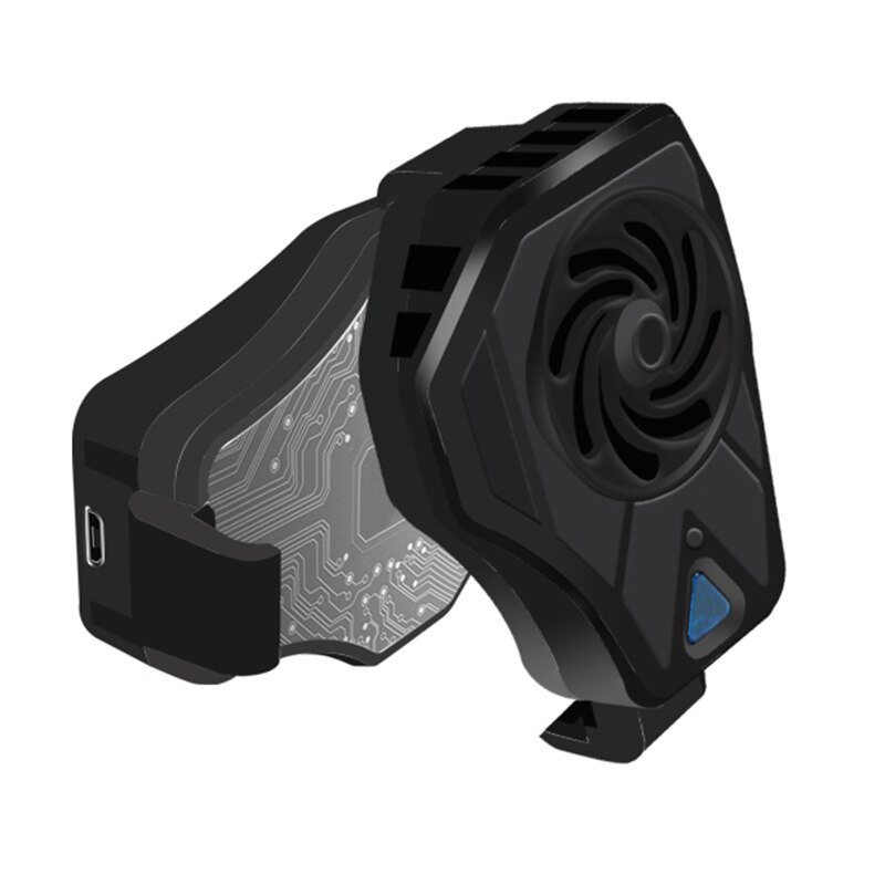 Universal Mobile Phone Radiator Gaming Phone Cooler Adjustable Portable Fan Holder Heat Sink For IPhone 12 Samsung Huawei Xiaomi: Default Title
