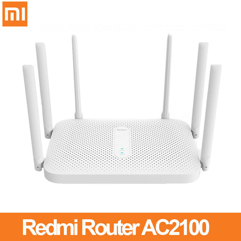 Original Xiaomi Redmi AC2100 router 2.4G / 5GHz dual frequency wireless Wifi 128M RAM Game With 6 High Gain Antennas