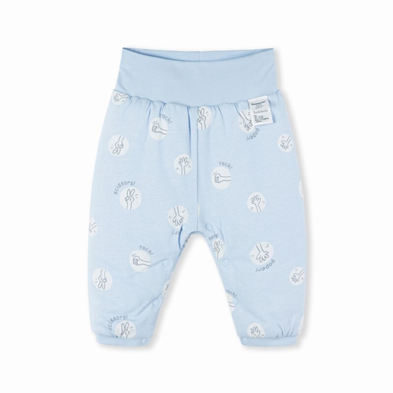 Balabala infantil bebê menino menina do bebê 100% algodão de cintura alta sólida pull-on calças pp calças com nervuras na cintura e bainha para o bebê recém-nascido