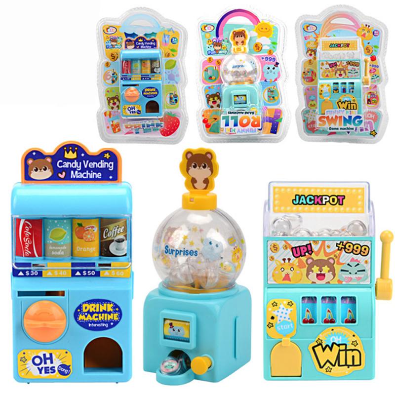 Faire semblant de jouer Mini jeu de Puzzle pour enfants secouez la Machine secouez la musique défilement manuel pour les jouets d'épicerie de d'enfant