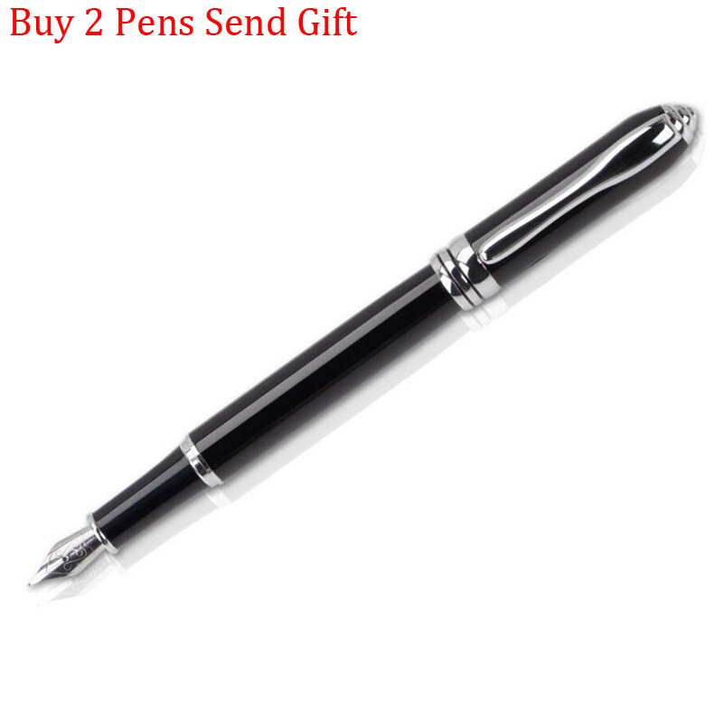 Classic Full Metal Luxury Ink Fountain Pen Office Signature Writing Pen Buy 2 Send: Fountain Pen