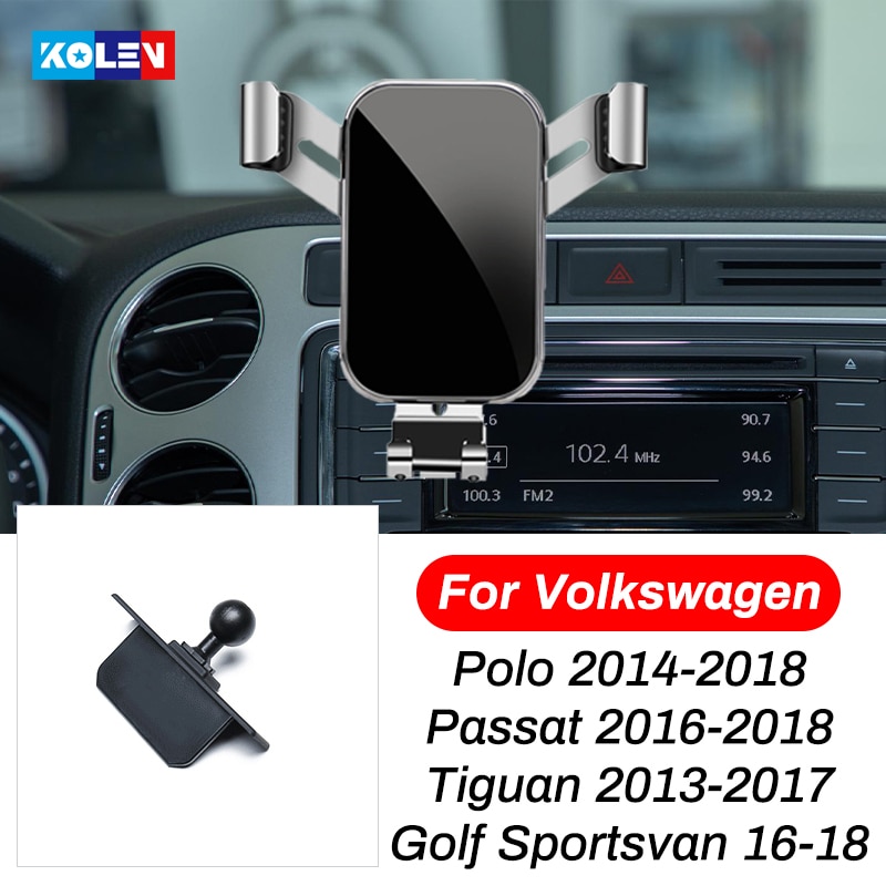 VW Tiguan para Volkswagen Passat Polo Golf Sportsvan , , , , soporte para móvil de coche soporte de gravedad de navegación soporte