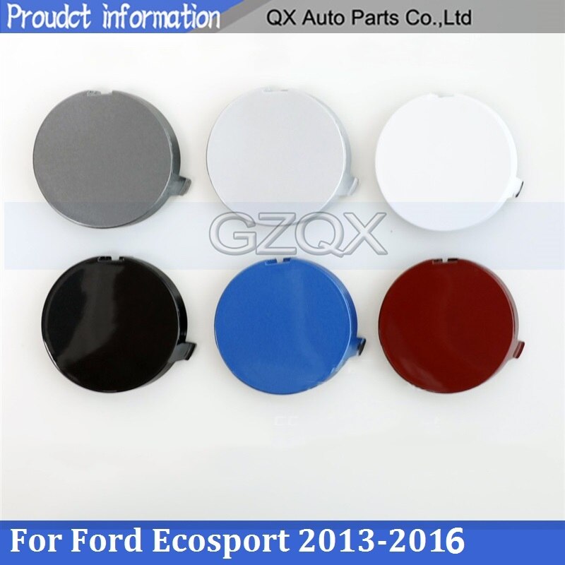 Capqx Voor/Achterbumper Trekhaak Cover Voor Ford Ecosport Trailer Lidtowing Tractie Shell