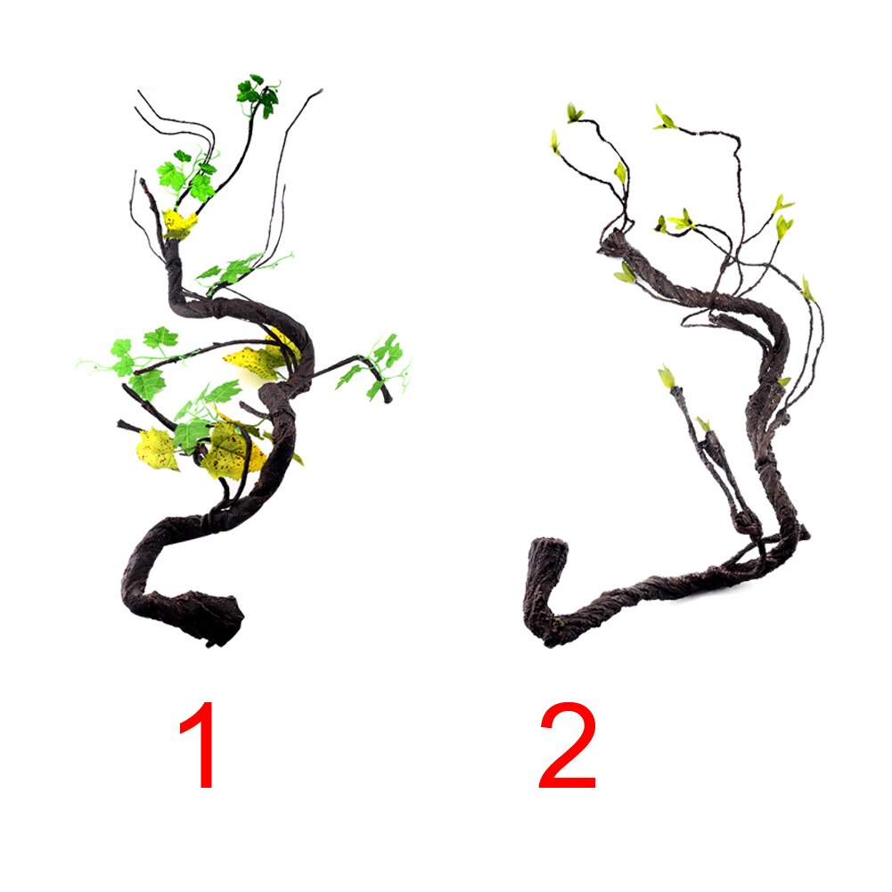 Small Animals Gecko Cage Habitat Artificial Reptile Vine Pet Supplies Climbing Bendable Terrarium For Lizard Branch Home Decor