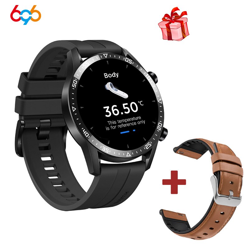 Smart Bracelet Watch Bracelet Wristband Sports Fitness Tracker Heart Rate Sleep Monitoring Bluetooth Call Multifunction Applicab: BK silica BW leather