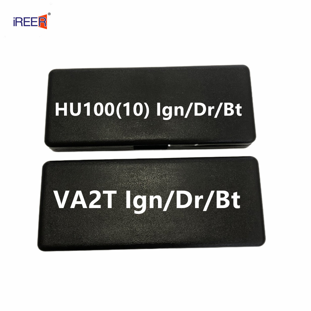 Originale Lishi 2 in 1 Decodificatore auto Fabbro Strumento HU100 HU100R HU101 HU66 HU83 HU64 HU92 HU100(10) taglio VA2T LISHI Strumenti