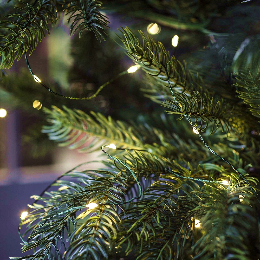 10-200M LED String Lights Fairy Green Wire Outdoor Christmas Light Tree Garland For Year Street Home Party Wedding Decor